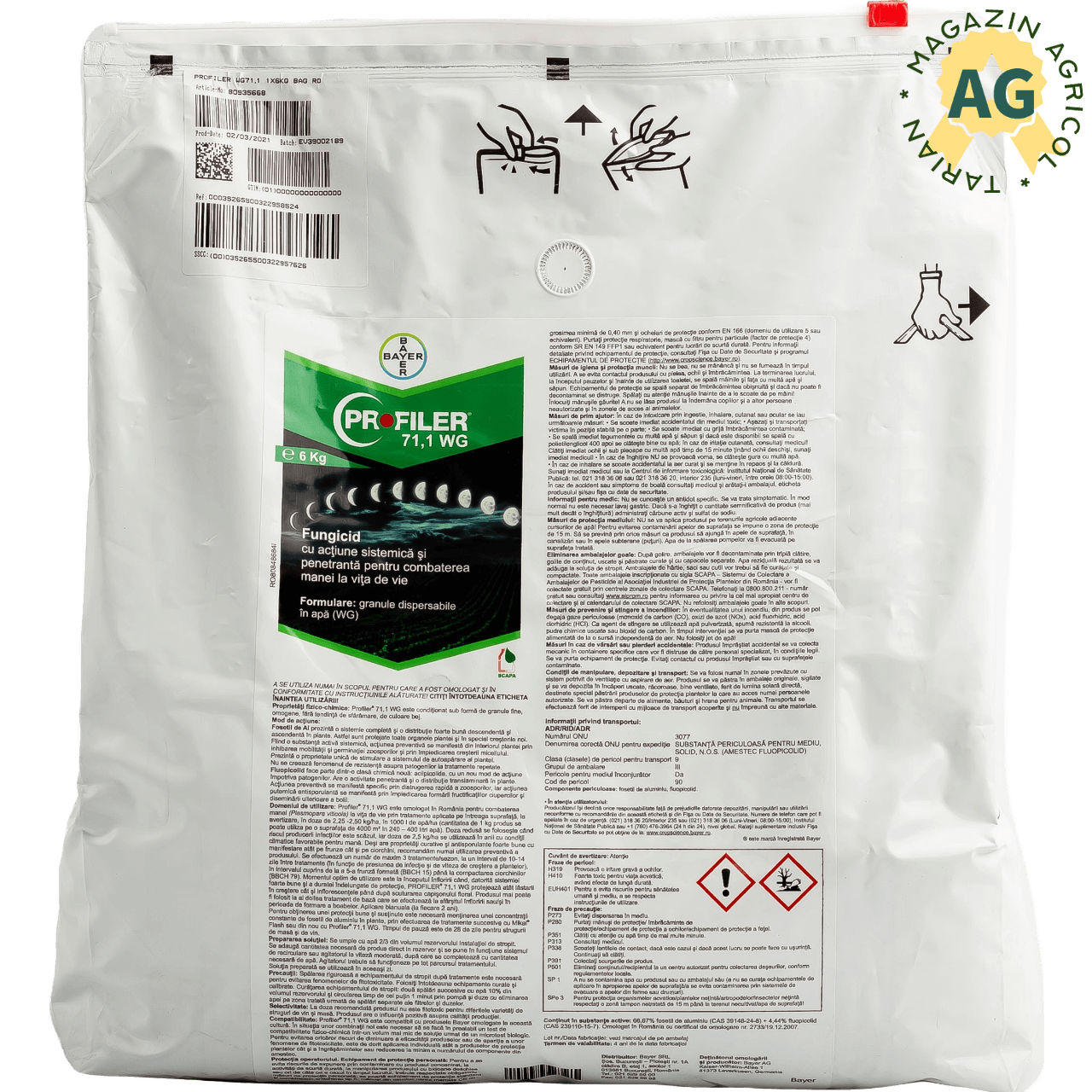 PROFILER 71,1 WG - 6 kg - 600ron