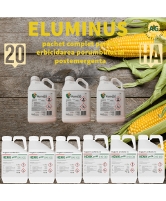 Pachet Eluminus Rumezo 15L + Henik 30L - pachet 20Ha Porumb
