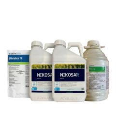 Pachet Porumb Performanța "Nikosar 10L + Mustang 5L + Utrisha 3kg" (10 Ha)