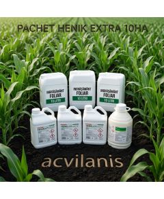 Pachet Henik Extra - 10ha pachet erbicid si hrana complet pentru porumb, Alege ambalajul dorit: Henik pachet complet 10HA