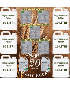 Pixxaro Super Plus Extra 16-20ha pachet tehnologic cereale foliar și tratament fungic inclus, Alege ambalajul dorit: Pixxaro+Foliar+Fungicid