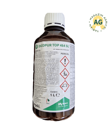 Dicopur TOP 1L erbicid contra buruieni cu frunza lata in porumb si grau, Alege ambalajul dorit: 1 litru, 3 image
