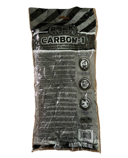 Mănuși Antistatice CARBON 1F ESD | Palmiere PU | Mănuși cu Fibre de Carbon, Alege ambalajul dorit: 1 pereche, 6 image