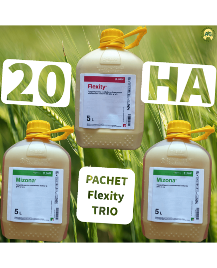 Flexity Trio Pachet fungicid - primul tratament la grau si orz 20HA, 2 image