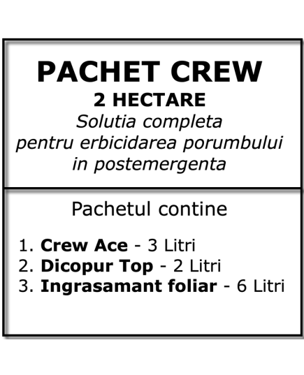 Pachet Crew Ace - 2ha  pachet erbicid si hrana complet pentru porumb, Alege ambalajul dorit: 2 Hectare, 2 image