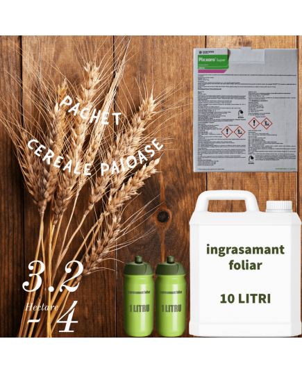 Pixxaro Super Plus 3.2-4 ha pachet tehnologic cereale plus 10L foliar, Alege ambalajul dorit: Pixxaro+Foliar